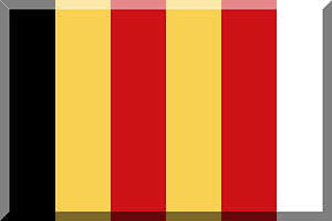 600px Bianco e Nero con strisce Giallo-Rosse verticali