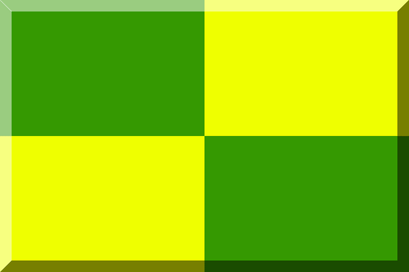 600px Quadripartito Verde e Giallo
