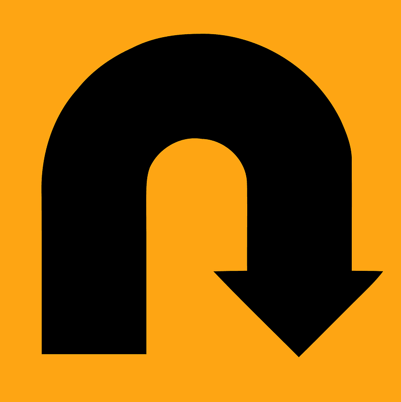 U-turn icon