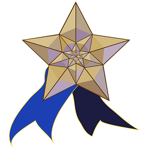 Featured star and ribbon