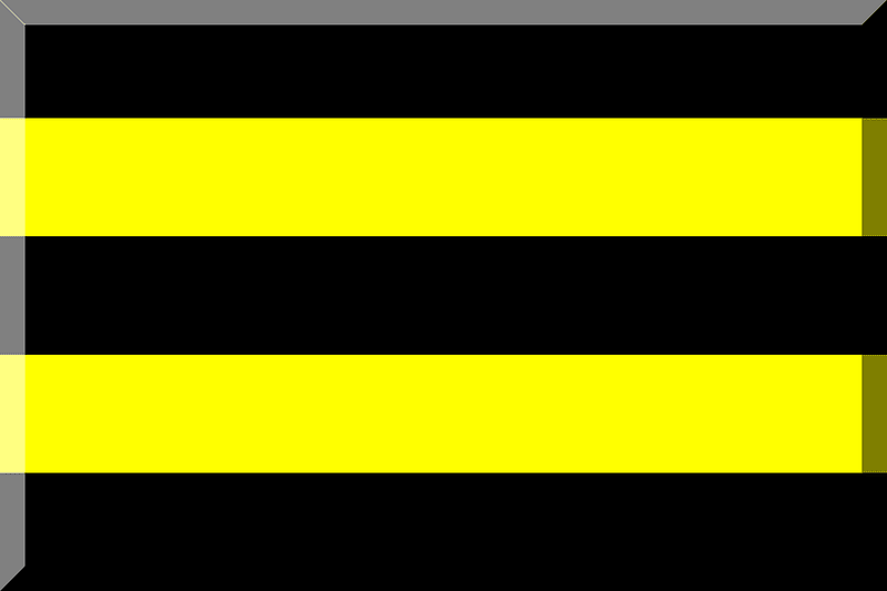 600px Nero e Giallo strisce orizzontali