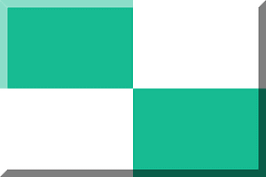 600px Quadripartito Verde giada e Bianco