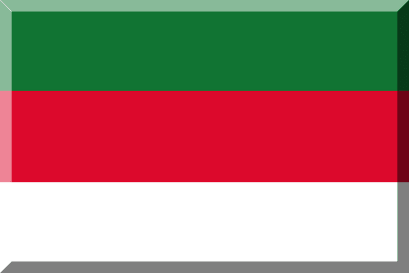 600px Verde Rosso Bianco orizzontale
