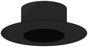 A black hat