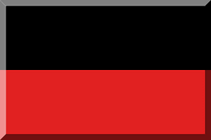 600px Nero e Rosso a strisce orizzontali