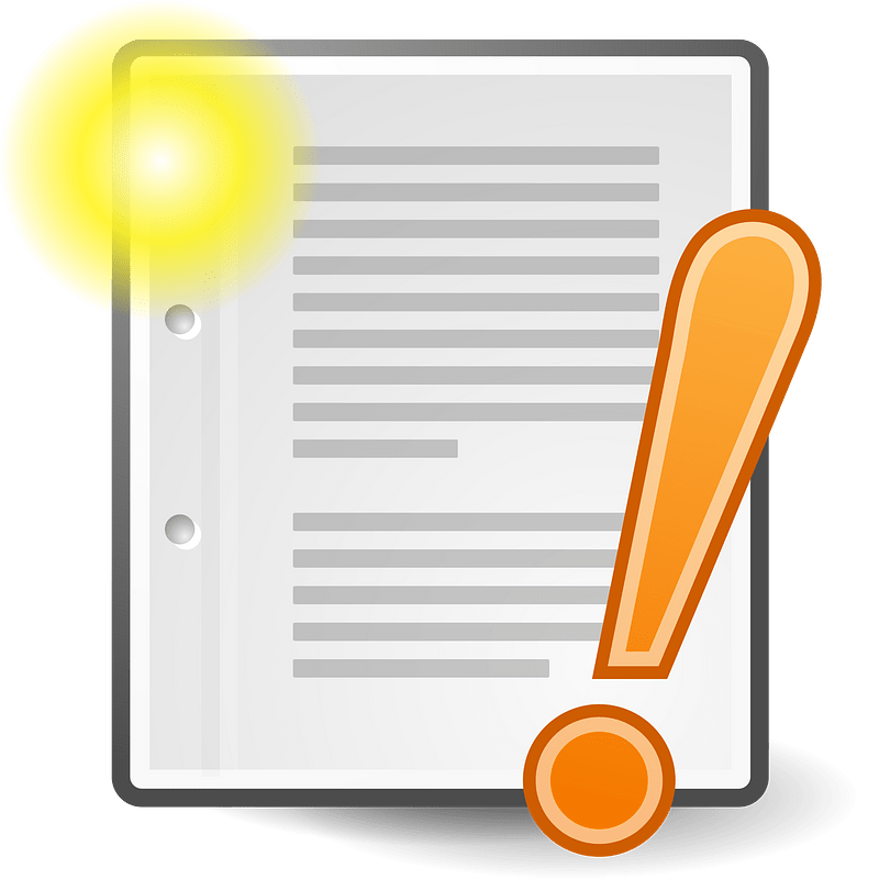 Text-x-generic-attention