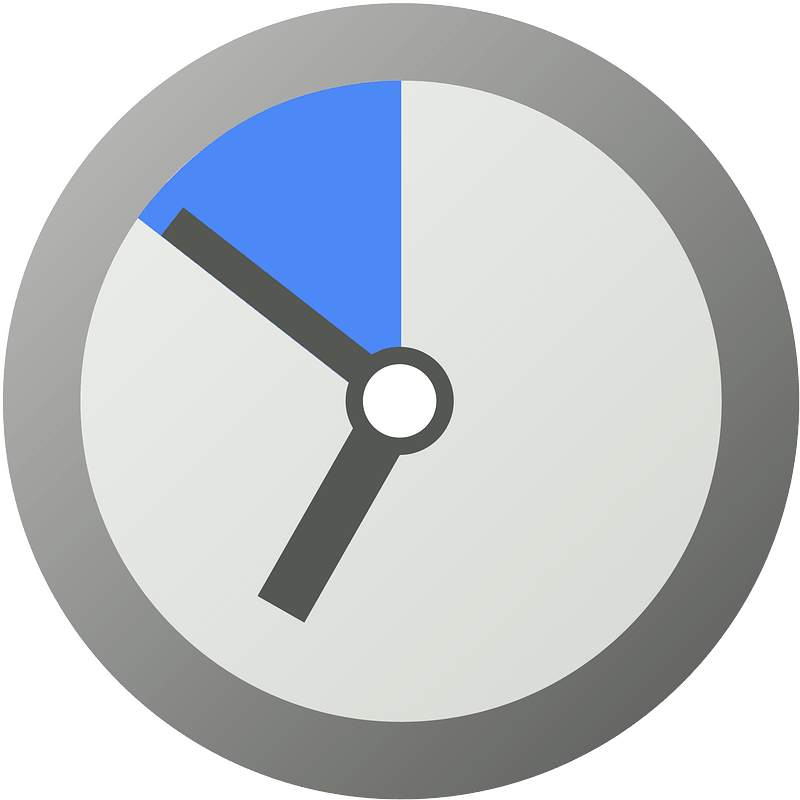 Pictogram voting wait blue