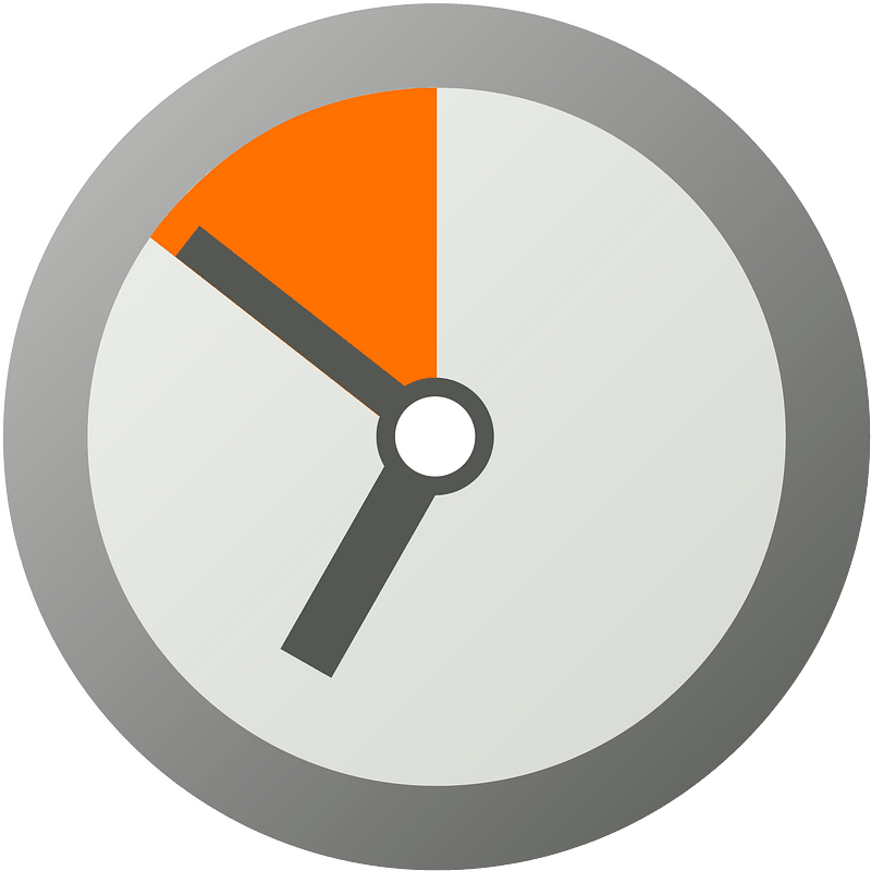 Pictogram voting wait orange