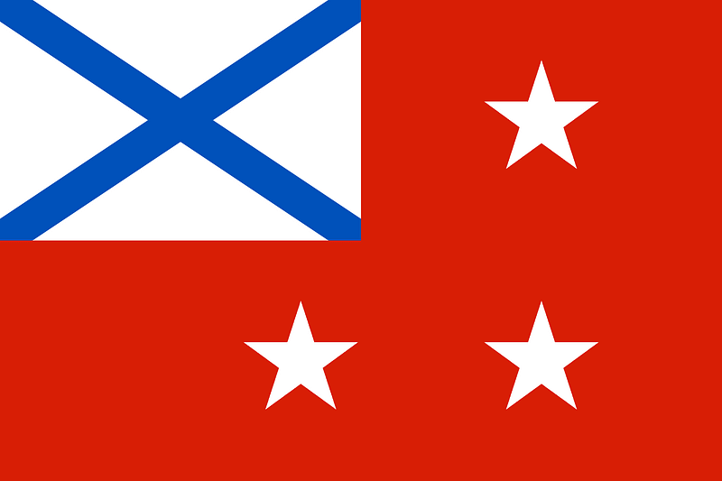 Russia, Flag of fleet commanders 2000
