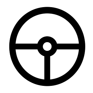 Small Steering wheel icon