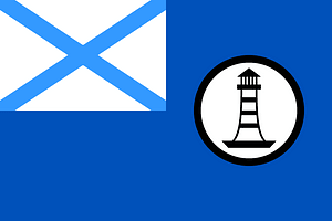 Russia, Flag of hydrogrphic vessels of the Navy 1992