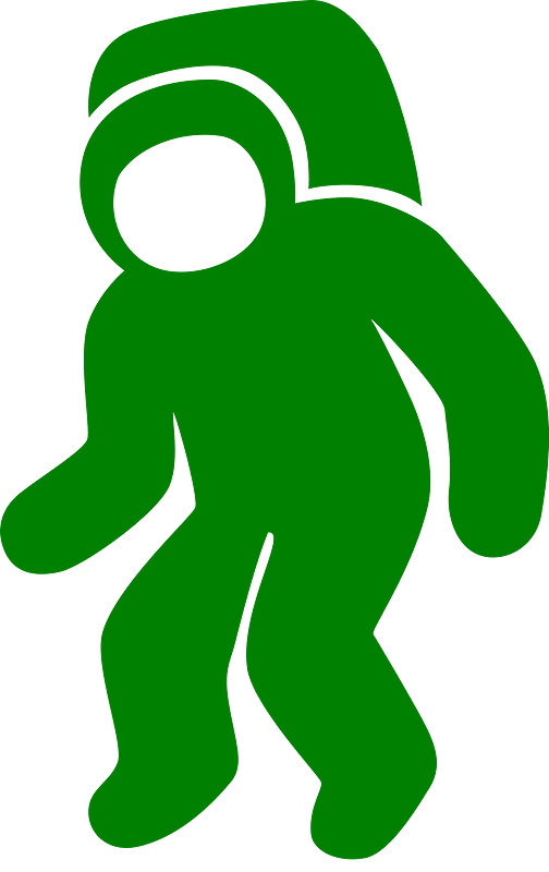 Astronaut simplified icon