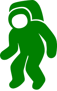 Astronaut simplified icon