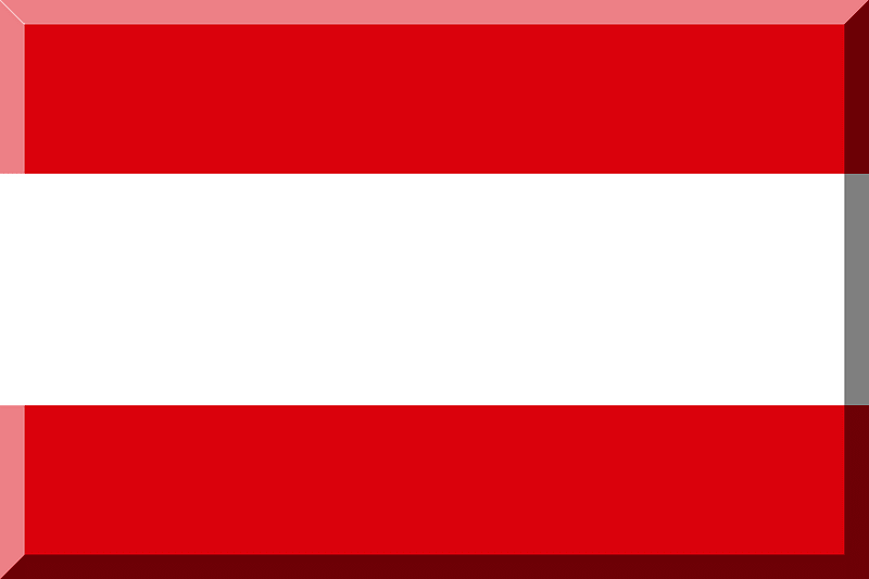 600px Horizontal White Red HEX-DA010C