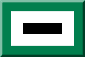 600px concentric Black White Green HEX-017F4E
