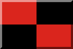 600px Chequered HEX-000000 HEX-DA251D