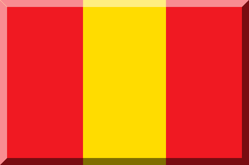 600px vertical Red HEX-F01922 Yellow HEX-FFDC00