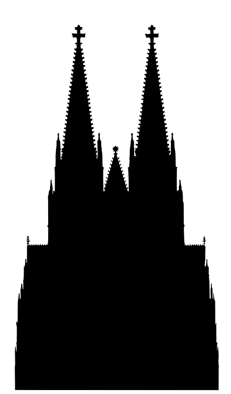 CologneCathedralSilhouette