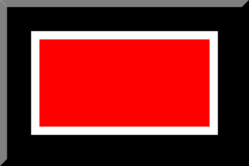 600px concentric Black White Red HEX-FF0000