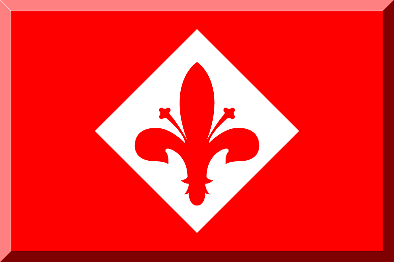 600px flag with lily HEX-FF0000