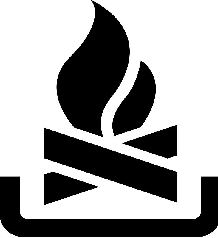 Campfire pictogram