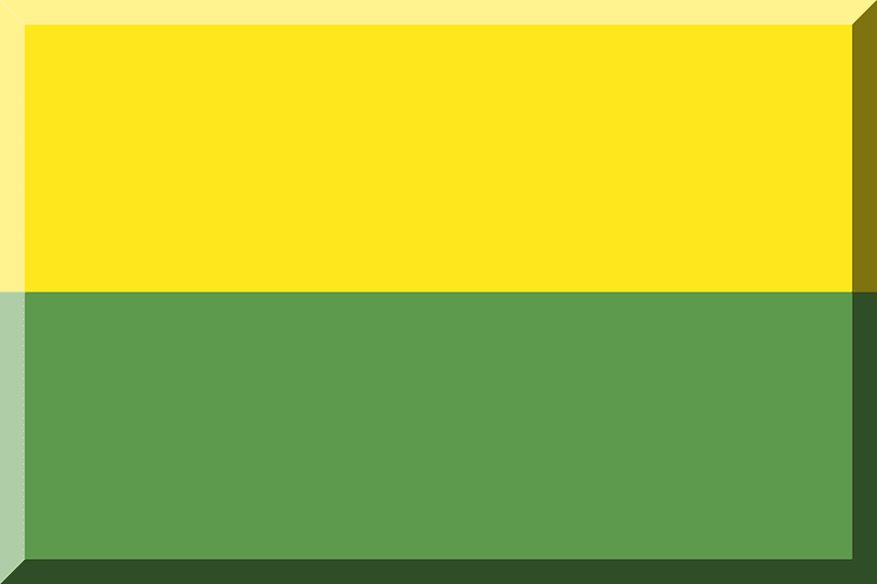 600px upper Yellow HEX-FFE71E lower Green HEX-5E9A4D