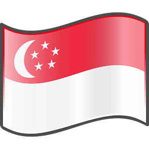 Nuvola Singaporean flag