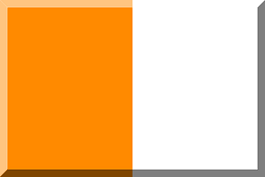 600px Orange HEX-FF8A00 White