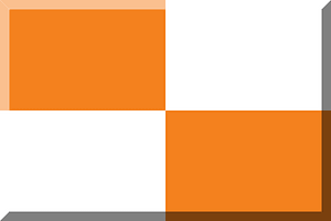 600px chequered Orange HEX-F4811E White