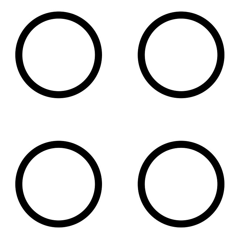 Schraffur kleine Kreise