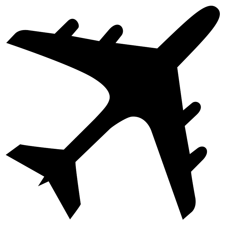 Airplane silhouette