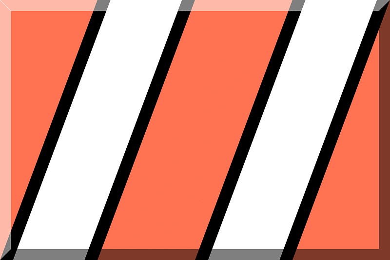 600px Orange HEX-FE7352 White Black inclined