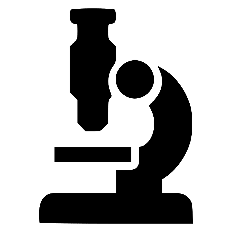 Microscope icon (black OCL)