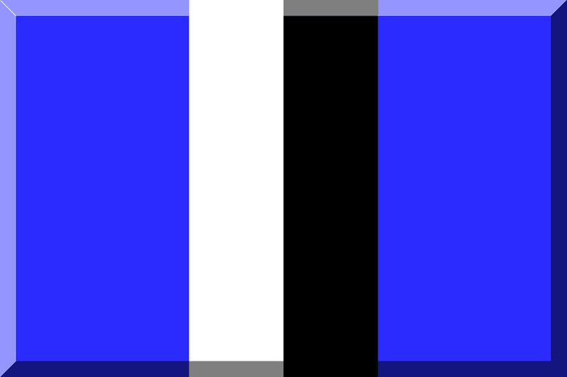 600px vertical HEX-2B2BFF White Black