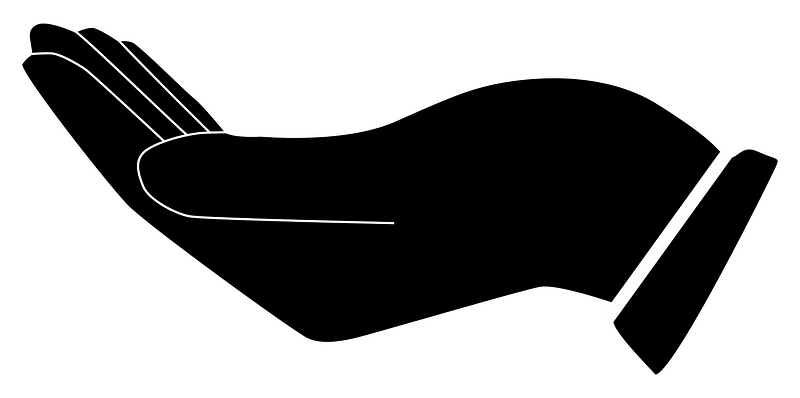 Cupped-Hand-Silhouette