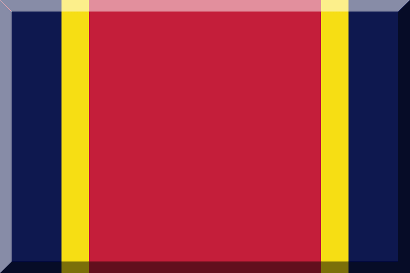 600px HEX-C41E3A centre HEX-0E1B4F HEX-F6DE14 borders
