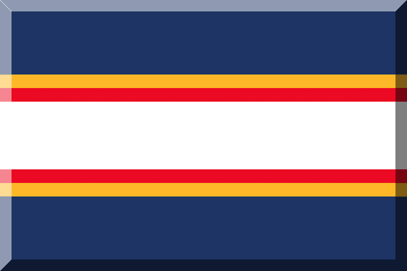 600px background HEX-1E3465 stripes HEX-FBD728 HEX-EB0A23 White