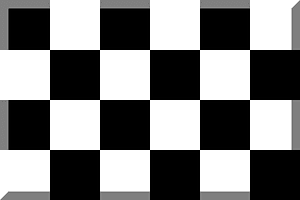600px Black and White 6 × 4 chequered