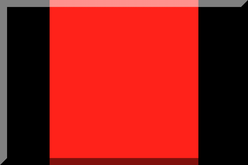 600px borders Black centre HEX-FF221A