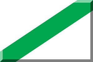 600px white with HEX-00A650 diagonal stripe (right)