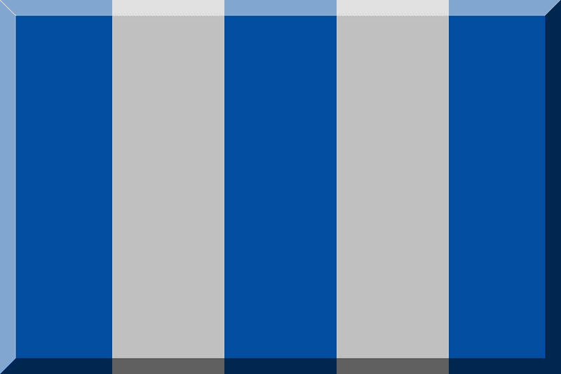 600px 3 stripes Blue HEX-034EA1 Gray HEX-c0c0c0