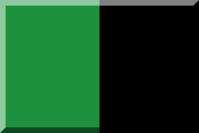 600px bisection vertical HEX-1D913D Black