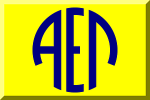 600px HEX-000080 Greek AEL on HEX-FFFF00 background