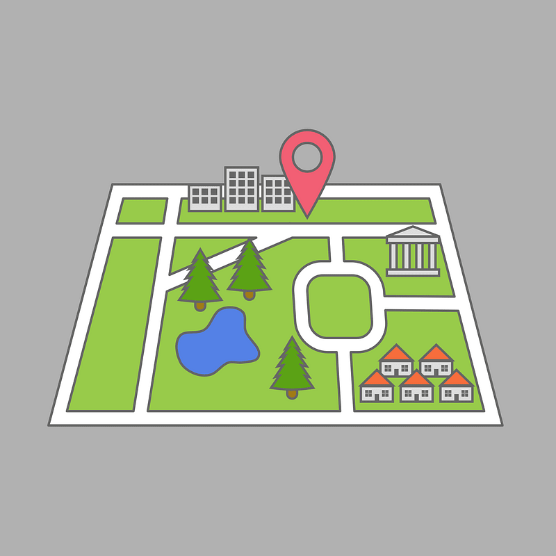 SVG locator map