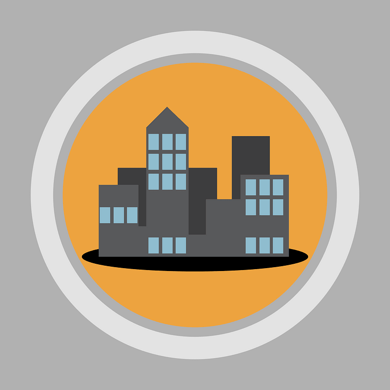 Round Landmark Icon City
