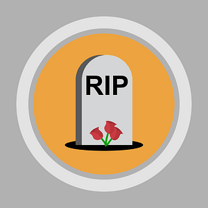 Round Landmark Icon Gravestone