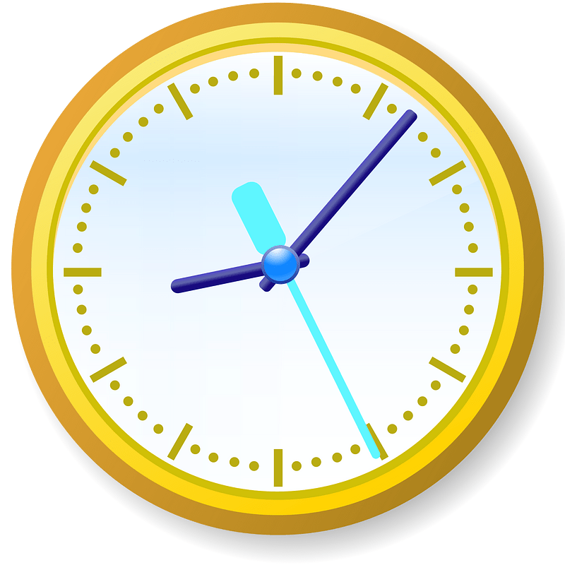 Ambox clock yellow