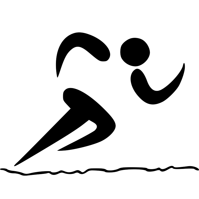 Beach athletics pictogram