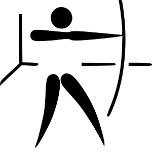 Indoor archery pictogram