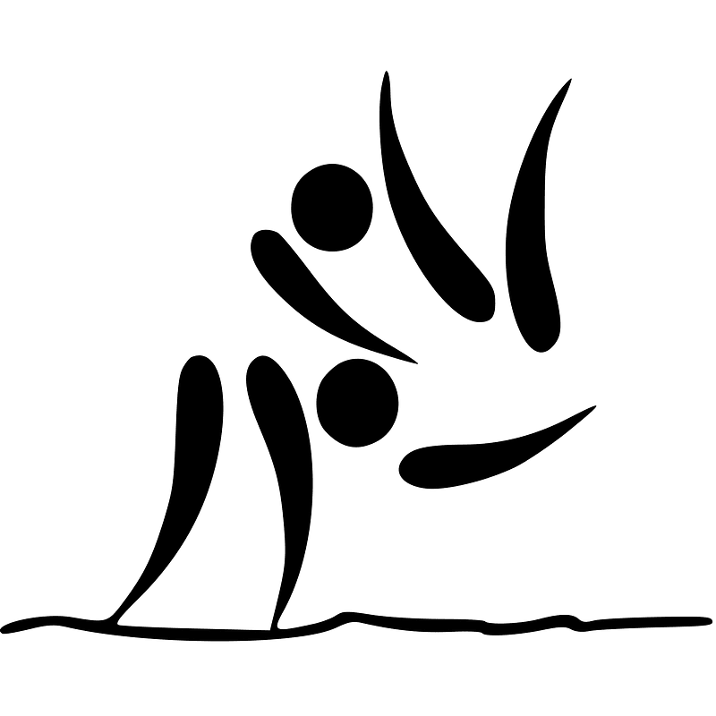 Beach kurash pictogram